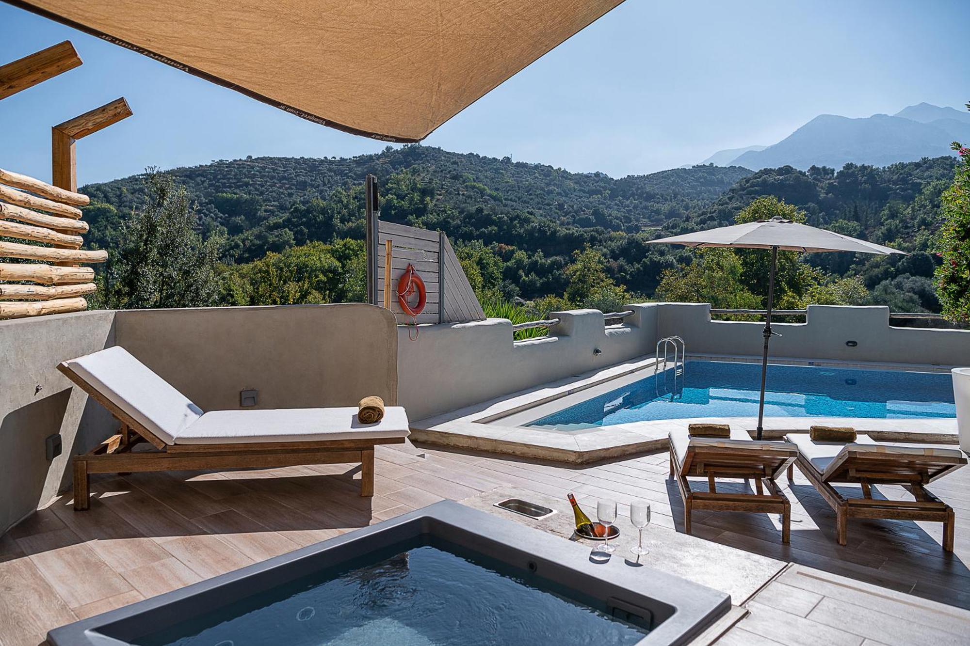 Verekinthos Villas - Pool, Hot Tub, Bbq, Kids Playground, Stunning Mountain Views Yerolákkos Esterno foto